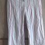 White pants with red stripes size s Image 3