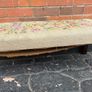 Antique Embroidered Window Seat Image 5