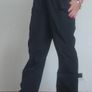 brand new Woman Black Cargo Trousers size XS Image 4