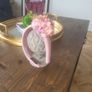 Brand new dusky pink and gold headband headpiece fascinator Image 5