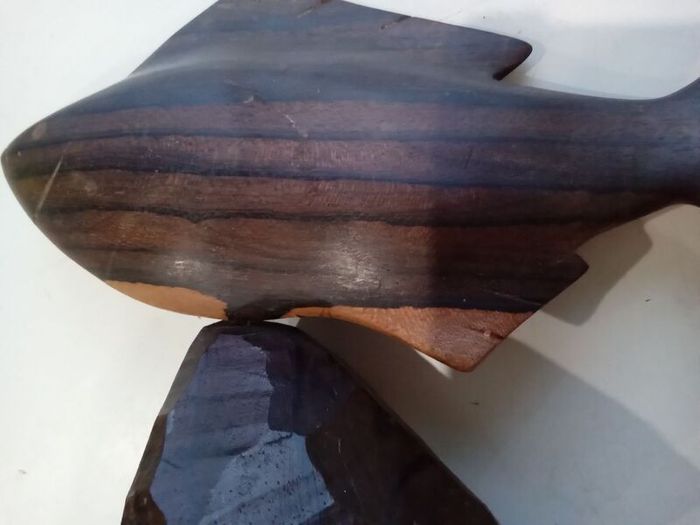 vintage Eric Anderson wood carving