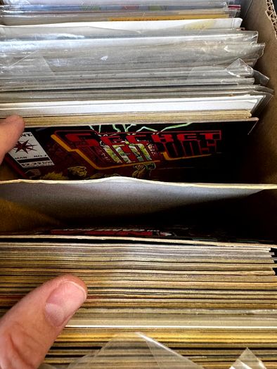 Valiant Long Comic Box w 270 comics for Sale