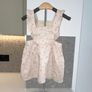 Girls Cream & Pink Pinafore Dress from GAP Age 3 / EU  98 cm Image 6