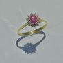18 Carat Gold, Ruby and Diamond Ring Image 7