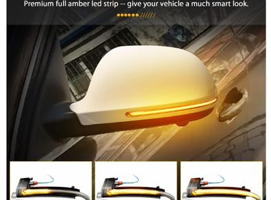 Audi A4, A5, A6, A8 Dynamic Mirror Indicators