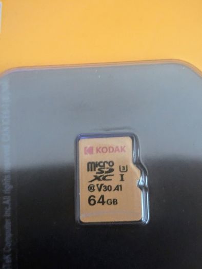 Kodak 64gb micro sd xc card