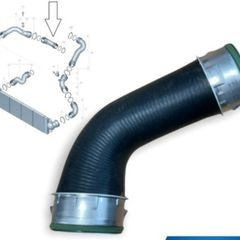 7H0145708E For VW Transporter T5 1.9TDi 2003-2009 Intercooler Pipe Turbo Hose 7H0145708H