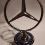 Sold 1Pcs 44mm 3D Zinc Alloy Car Front Hood Emblem Bonnet Label Badge for Mercedes Benz W204 W210 W220 W212 C180 C200 Car Accessories Image 3