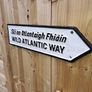 Wild Atlantic way cast iron sign Image 2