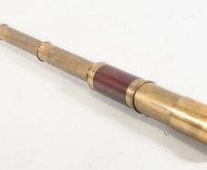 19th century brass telescope