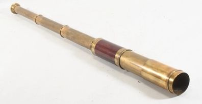 19th century brass telescope