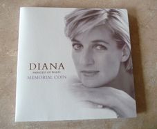 Diana, Princess of Wales, 5 Pound coin.