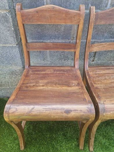 Vintage Bespoke Handcrafted Chairs x 4