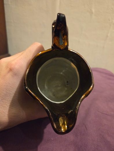 English Copper Lusterware Pitcher