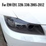 2pcs of Front Headlight Eyebrows for BMW 3 Series Image 4