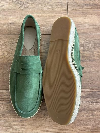 Suede mens loafers