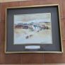 A pair of vintage signed prints by Hugh Brandon Cox Image 2