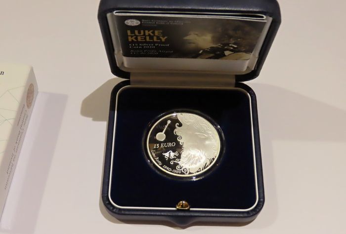 Luke Kelly Silver Proof coin 2020