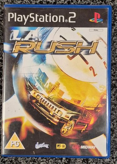 4 Original PS2 Games: Burnout, DRIV3R, L.A. Rush & Sega Superstars
