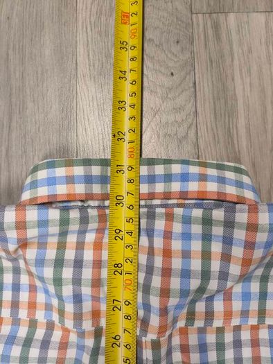 New Johnnie-O Performance Rayon Blend Check Shirt Mens Medium RRP 138 Euro