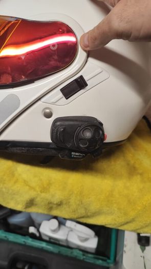 shoei Neotec with Sena