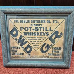 vintage advertising print The Dublin Distillers Co. Ltd finest pot whiskeys