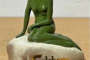 Vintage ceramic Carlsberg advertising figure