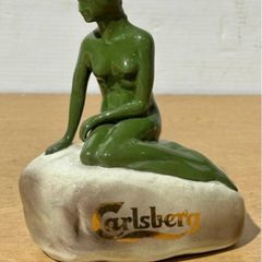 Vintage ceramic Carlsberg advertising figure