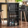Bar Table with Integrated Home Bar Dining Table Image 2