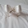 Barratts heels 3" and purse rose gold size 4 shoes worn once bag new Image 5