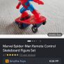 RC spiderman skateboard Image 2