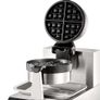Commercial Belgian Waffle Maker 1300W Round Stainless Steel Image 4