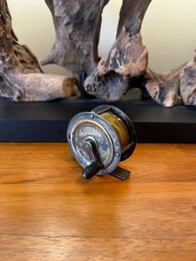 Antique S.Allcock Brass Trout Fly Reel