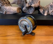 Antique S.Allcock Brass Trout Fly Reel