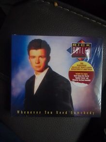 Rick Astley CD - Whenever You Need Somebody  (NEW)
