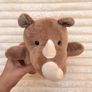Lupilu Rhino Plush Rhinoceros approx. 25 cm. Used Please see photos Image 4