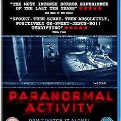 Paranormal Activity Blu Ray Brand New & Sealed