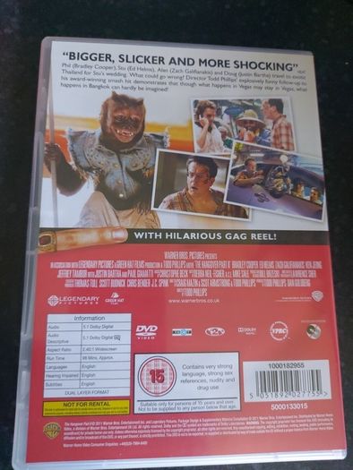 the Hangover part II DVD
