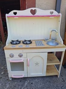 Toy wooden kitchen