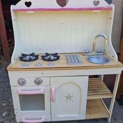 Toy wooden kitchen
