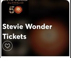 2 Stevie Wonder tickets - 3Arena - 1st Nov