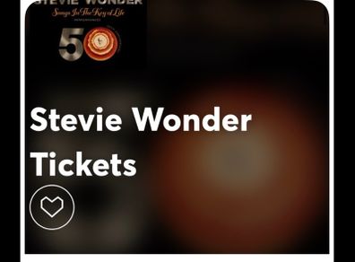 2 Stevie Wonder tickets - 3Arena - 1st Nov