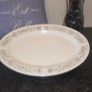 Vintage Dynasty Fine China Floral Oval Serving Platter Dinner Plate Tray Image 2