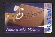 1997 Ireland 20 unit Cadbury "Tastes Like Heaven" (Gemplus) Call Card Used. Telecom Eireann Card Number 1182