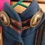 Vintage Coloratura Blue 100% Wool Coat, Ladies M/L Medium Large Aztec Southwest Classic Heavy Warm Jacket Image 7