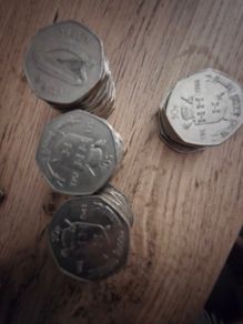 (35 x )Millennium Series EIRE Ireland 1988 Fifty Pence 50p coin,