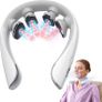 Pro 6D Vibration Deep Tissue Heat Red Pulse Neck Massager Image 7
