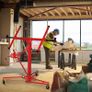 XXL Plate Lifter for Plasterboard Max. 290 cm Load Arm Width and 70 kg Load Capacity, 140-350 cm Working Height Adjustable Image 2