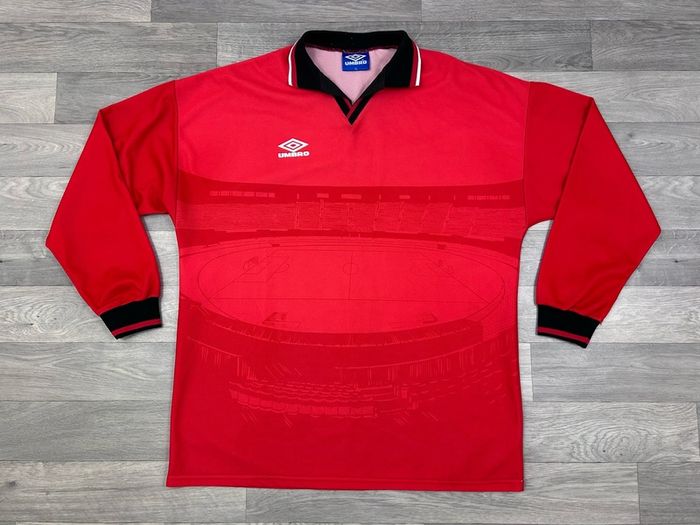 Rare Vintage 1994 Umbro Long Sleeve Template Jersey Shirt Mens XL
