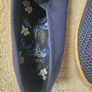 Navy Mesh Espadrilles Image 3